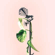 Load image into Gallery viewer, MetalBird Piwakawaka Plant Stake - 70cm