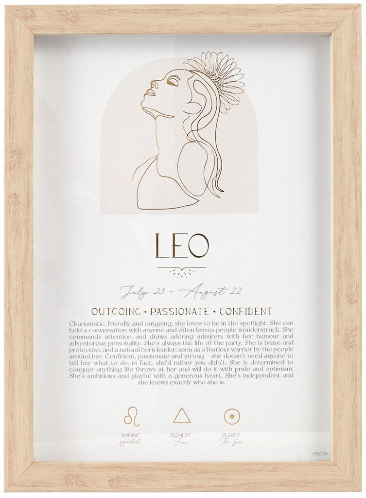 Splosh: Mystique Framed Print - Leo