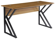 Load image into Gallery viewer, Gorilla Office: Ziggy Study Desk Black &amp; Walnut