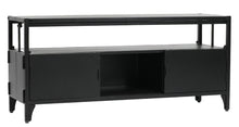 Load image into Gallery viewer, Fraser Country Metal Faster Setup Foldable Double Door TV Cabinet - Black