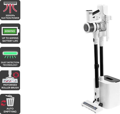 Kogan MX15 Pro Cordless Stick Vacuum Cleaner with Auto-Empty Dock