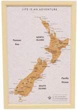 Load image into Gallery viewer, Splosh: Travel Board - New Zealand Map (Small)