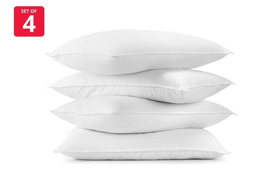 Ovela Hotel Quality Deluxe Bounce Fibre Pillows (Set of 4)