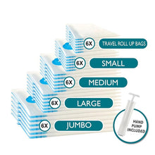 Load image into Gallery viewer, STORFEX Space Saver Bags with Hand Pump - Set of 30