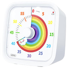 Load image into Gallery viewer, Visual Timer with Protective Case - White