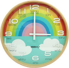 Load image into Gallery viewer, Moana Road: Te Reo Clock - Rainbow (Large)