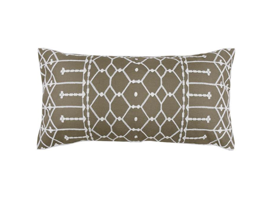 Bambury: Gilbert Cushion - Olive (30x60cm)