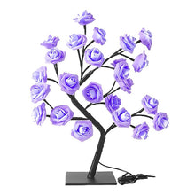 Load image into Gallery viewer, LUMIRO LED Rose Tree Lamp - Purple
