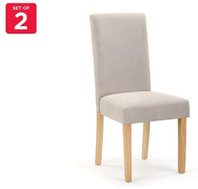 Load image into Gallery viewer, Ovela Set of 2 Kyran Fabric Dining Chairs (Beige)