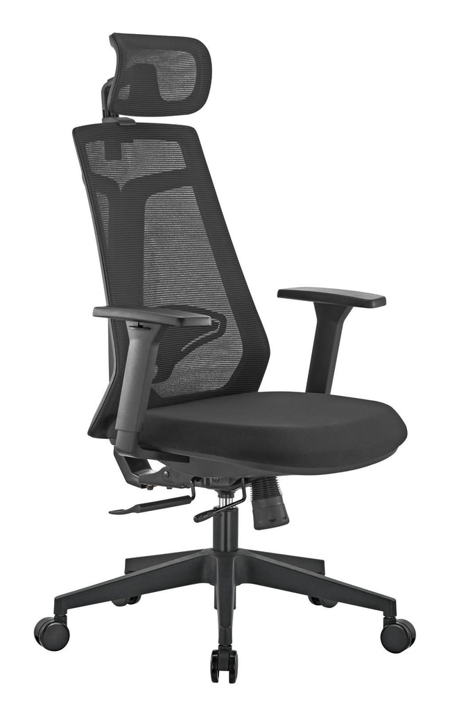 Fraser Country - Ergonomic Chair Black / Black