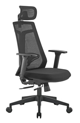 Fraser Country - Ergonomic Chair Black / Black