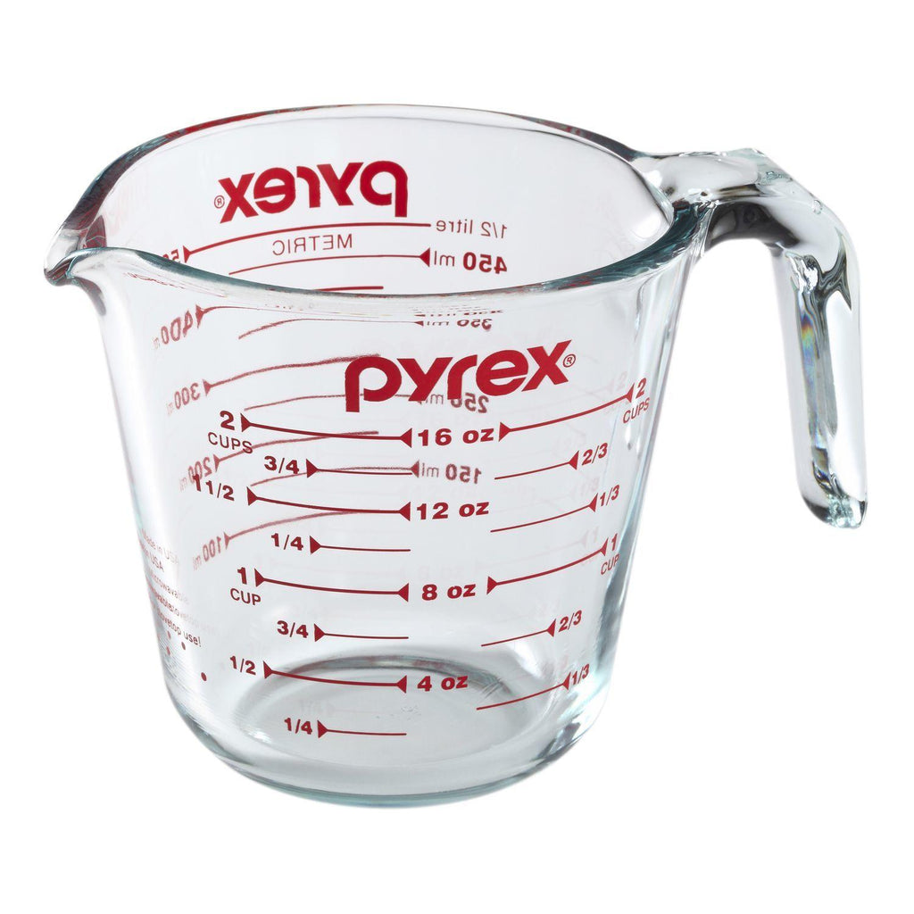 Pyrex: Original 2 Cup Glass Measuring Jug
