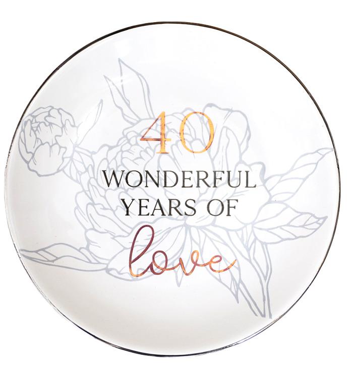 Splosh: Anniversary 40 Trinket Plate