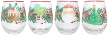Load image into Gallery viewer, Maxwell &amp; Williams: Tis The Season Stemless Glasses - Set of 2 (560ml)
