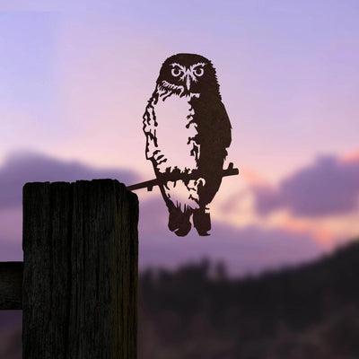 MetalBird Ruru Morepork Garden Art