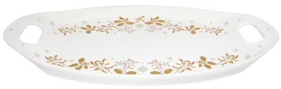 Maxwell & Williams: White Christmas Handled Oval Platter (52.5x28cm)