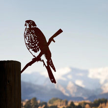Load image into Gallery viewer, Metalbird: Karearea / New Zealand Falcon Garden Art