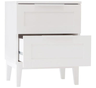 Fraser Country Aurora Bedside Table - White