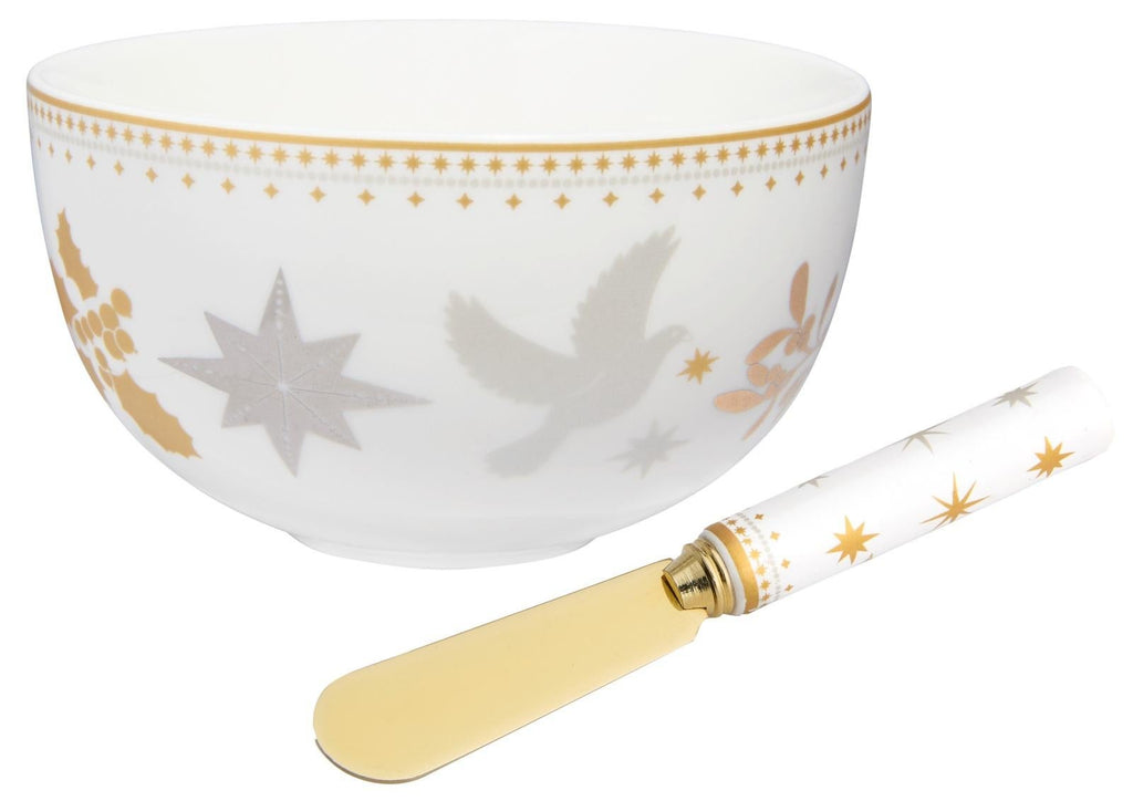 Maxwell & Williams: White Christmas Dip & Spreader Set