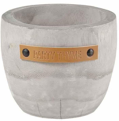 Wood Planter - Party Thyme - Santa Barbara Design Studio