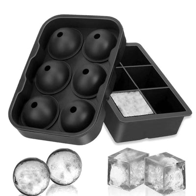 BPA Free Food Safe Silicone Ice Cube Mold Set