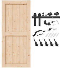 Load image into Gallery viewer, Fraser Country Wood Barn Door with Installation Hardware Kit