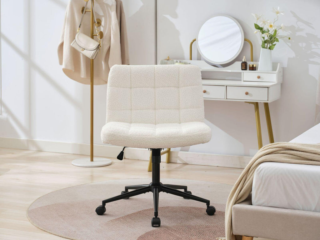 Gorilla Office -Boucle By Natasha Office Chair White