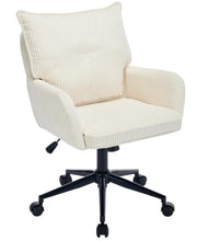 Load image into Gallery viewer, Gorilla Office - Ribbed Corduroy Office Chair - Ivory