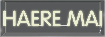 Moana Road: Neon Light - Haere Mai White