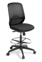Load image into Gallery viewer, Eden Sprint Synchro Highback Mesh Tech Chair Black Fabric