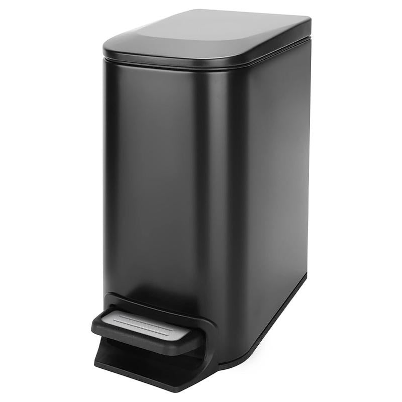 STORFEX Stainless Steel Rubbish Bin - Black (6L)