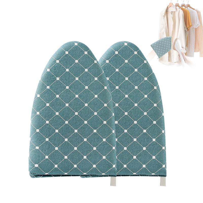 COMFEYA 2-Pack Steam Ironing Gloves with Finger Loop - Blue