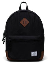Load image into Gallery viewer, Herschel: Heritage Kids Backpack - Black/Saddle Brown (15L) - Herschel Supply Co.