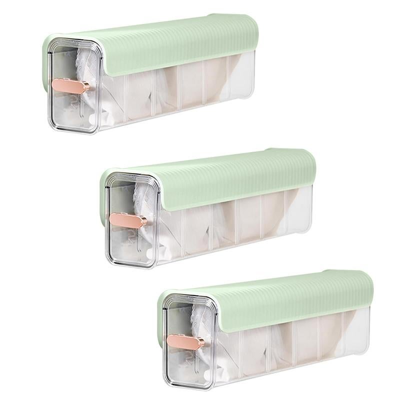 STORFEX 3 Pack Wall Mount Organizer - Green