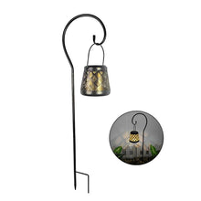 Load image into Gallery viewer, LUMIRO Iron Kettle Hollow Projection LED Solar Lanterns