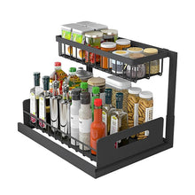 Load image into Gallery viewer, STORFEX 2 Tier Sink Organizer - Black