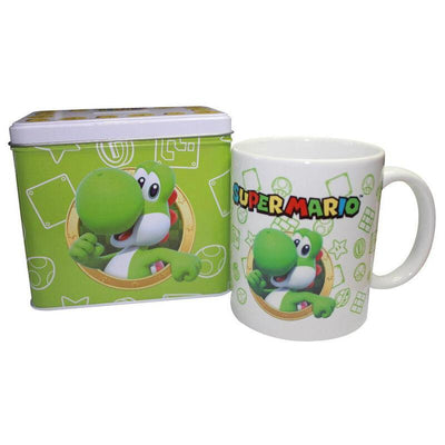 Nintendo Super Mario Bros Yoshi Novelty Mug + Money Box Set