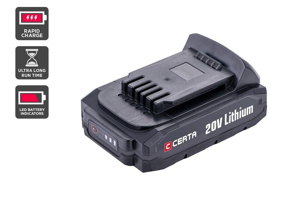 Certa: PowerPlus 20V 2.0Ah Lithium Battery