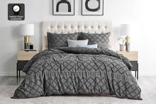 Load image into Gallery viewer, Ovela Tilly Tufted Quilt Cover Set (Castlerock, Double)