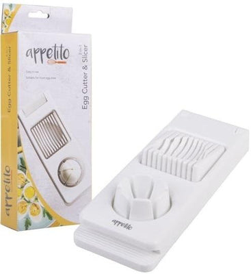 Appetito: 2-in-1 Egg Slicer & Cutter - White - D.Line