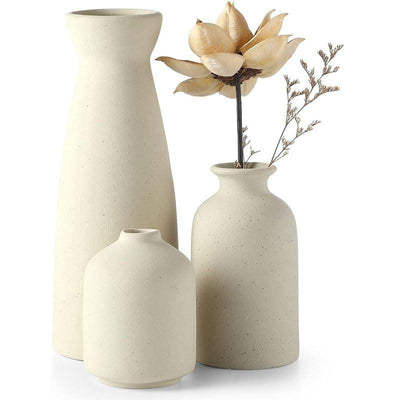 Fraser Country: Minimalist Vase Set - Cream (Set of 3)