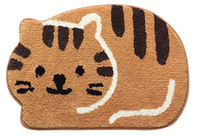 Load image into Gallery viewer, Soft Microfibre Bath Mat - Tabby Cat (45 x 65cm)