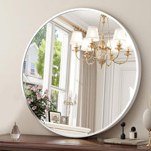 Load image into Gallery viewer, COMFEYA 60cm Silver Round Mirror