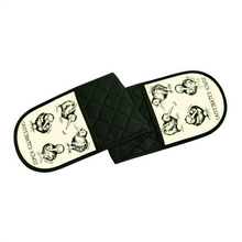 Load image into Gallery viewer, Caffeinated Kiwi Double Oven Mitt