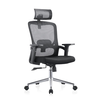 Gorilla Office: Office Computer Chair - Black With Chrome Base