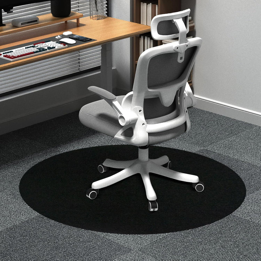 Fraser Country - Round Office Chair Mat Black 100cm