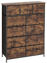 Load image into Gallery viewer, Fraser Country 11 Drawer Storage Chest - Rustic Walnut