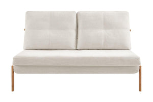 Shangri-La Brad Upholstered Double Sofa Bed (Natural)