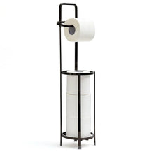 Load image into Gallery viewer, L.T. Williams: Toilet Roll Holder &amp; Caddy - Black Onyx