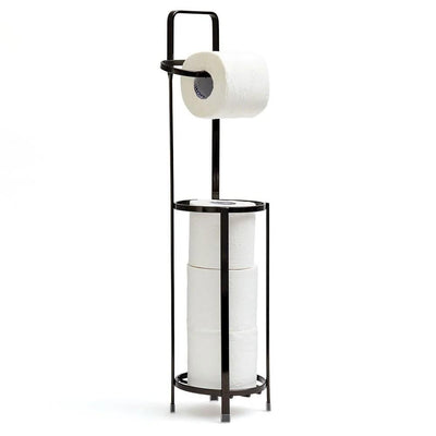 L.T. Williams: Toilet Roll Holder & Caddy - Black Onyx
